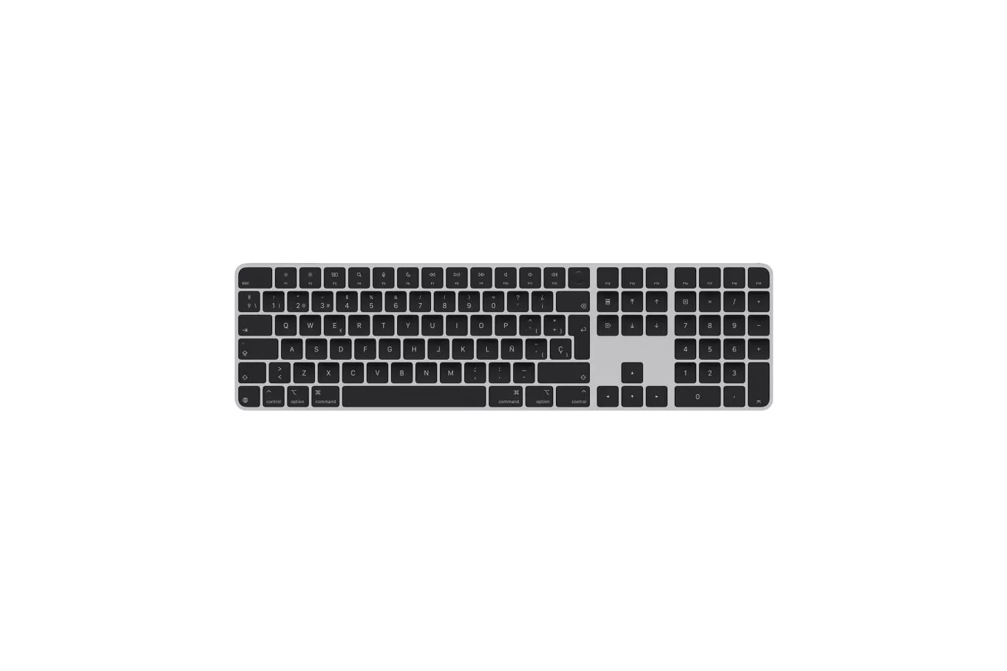 Apple Magic Keyboard con Touch ID Teclado Numérico y Puerto USB-C Negro