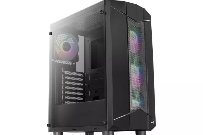 Aerocool Sentinel RGB USB 3.0 Cristal Templado Negra