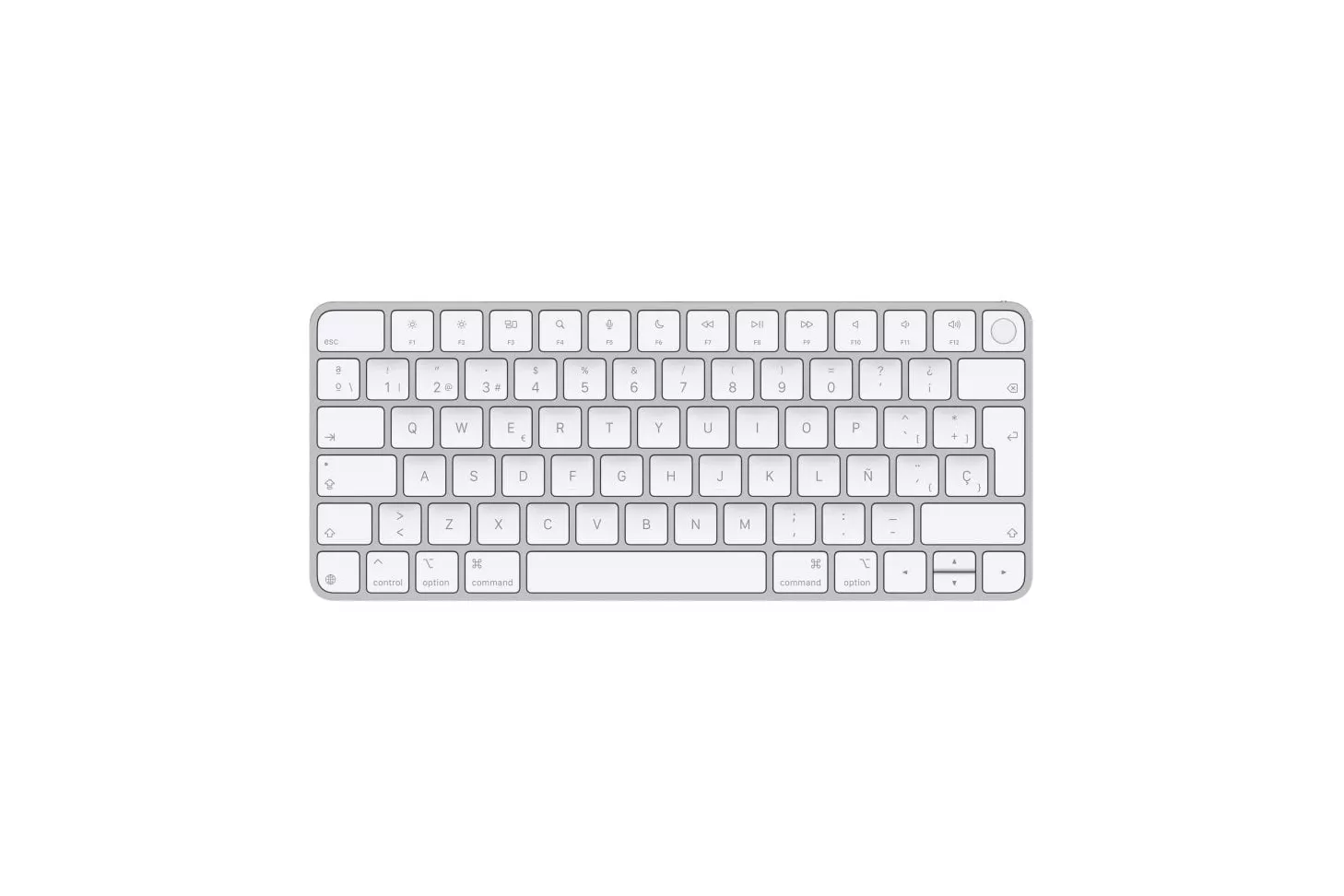 Apple Magic Keyboard con Touch ID y Puerto USB-C Plata