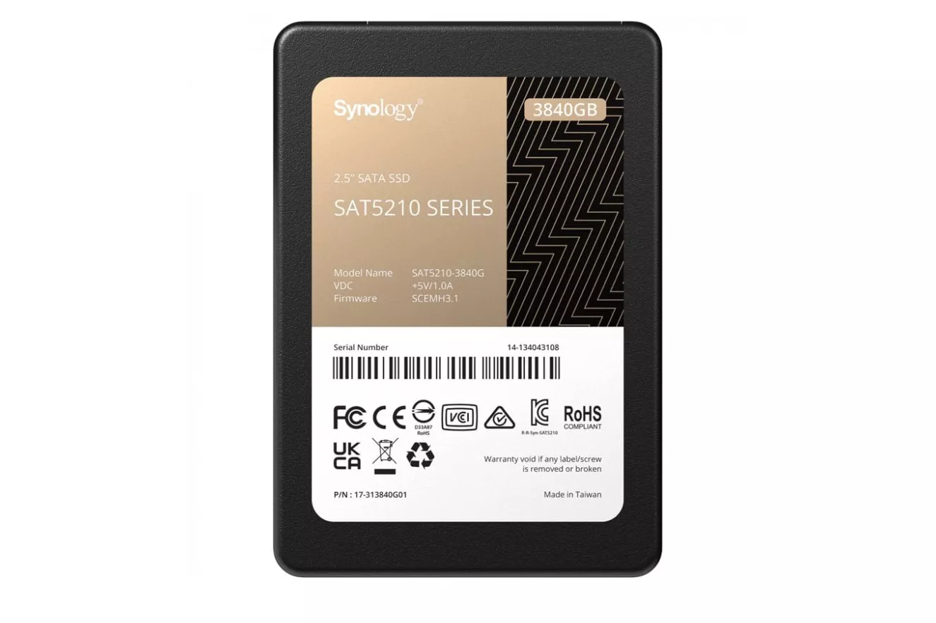 Synology SAT5210-3840G 3.84TB SSD SATA 3