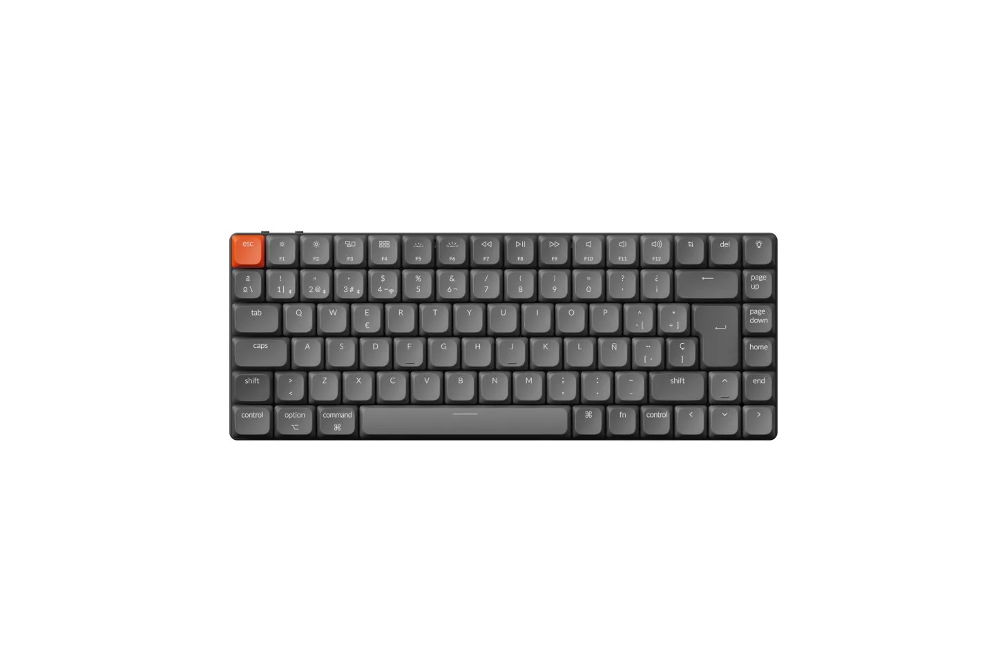 Keychron K3 Max Teclado Mecánico Gaming RGB Gateron Brown Hot-Swap Gris