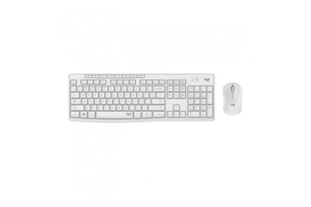 Logitech MK295 Combo Teclado + Ratón Inalámbricos Blanco Crudo