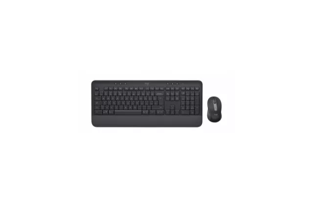 Logitech Signature MK650 Combo for Business - Ensemble clavier et souris - sans fil - Bluetooth LE - QWERTY - Espagnol - graphite