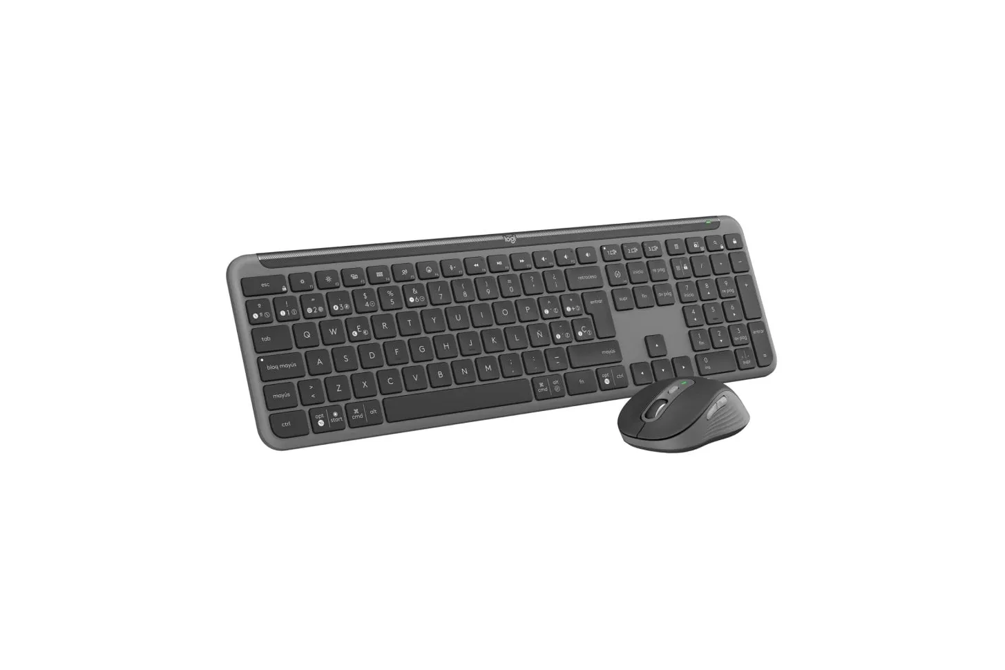 Logitech Signature Slim MK950 Combo Teclado + Ratón Inalámbrico Grafito