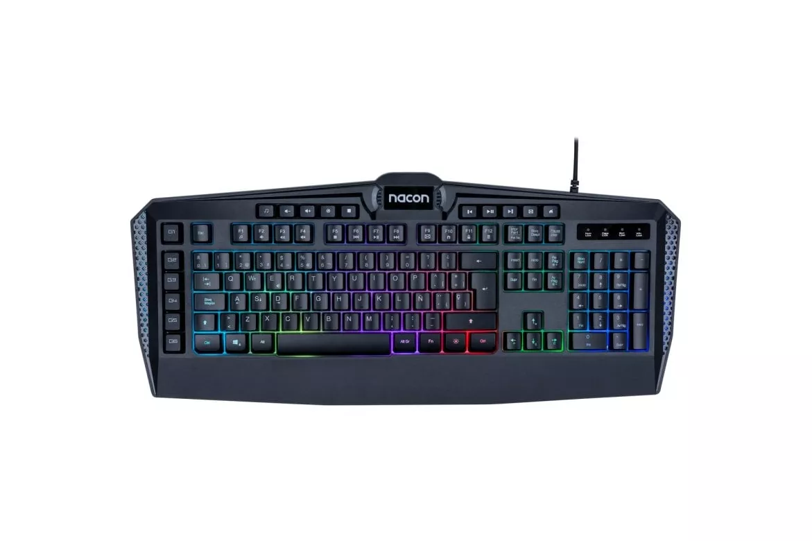 Nacon CL-210 Teclado de Membrana Gaming RGB Negro