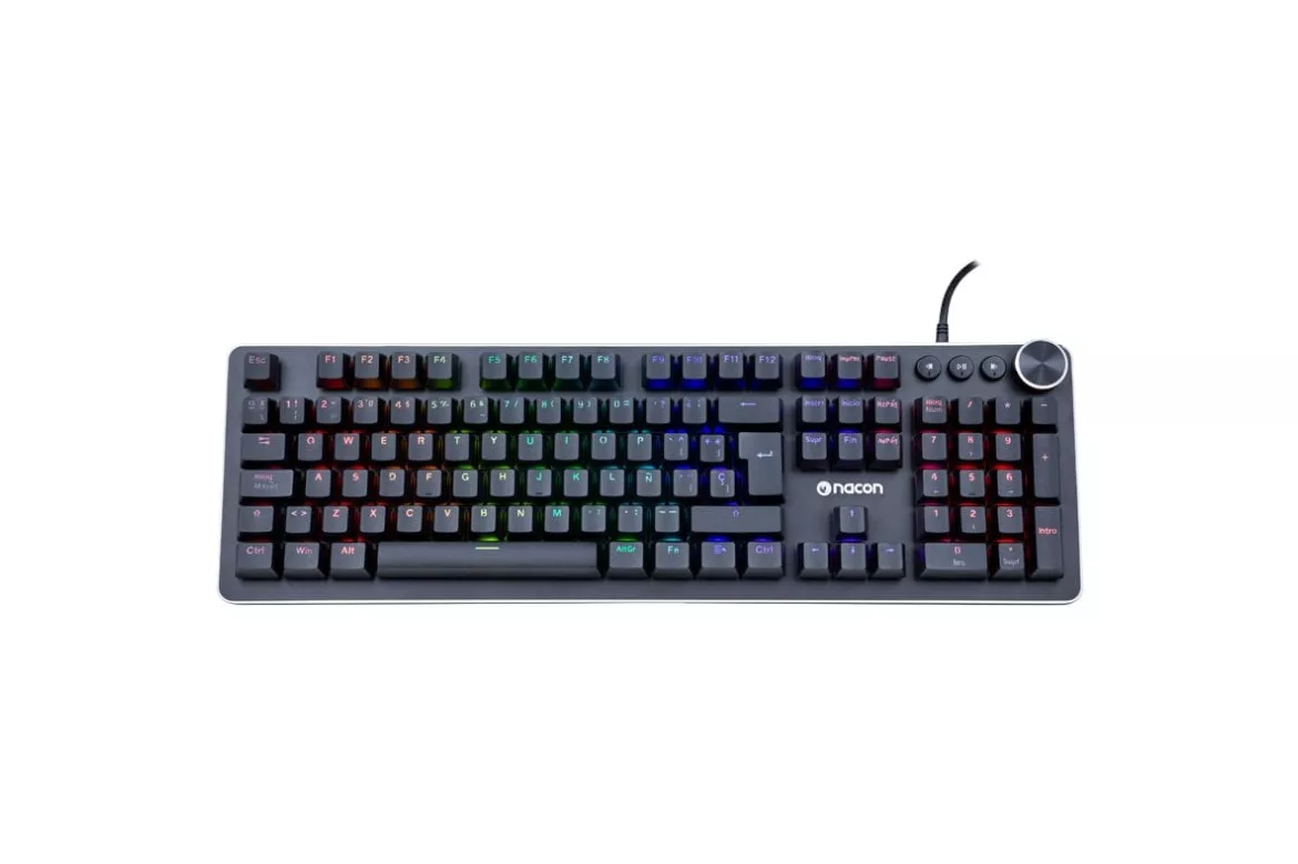 Nacon CL-520 Teclado Mecánico Gaming RGB Switch Red Outemu Negro