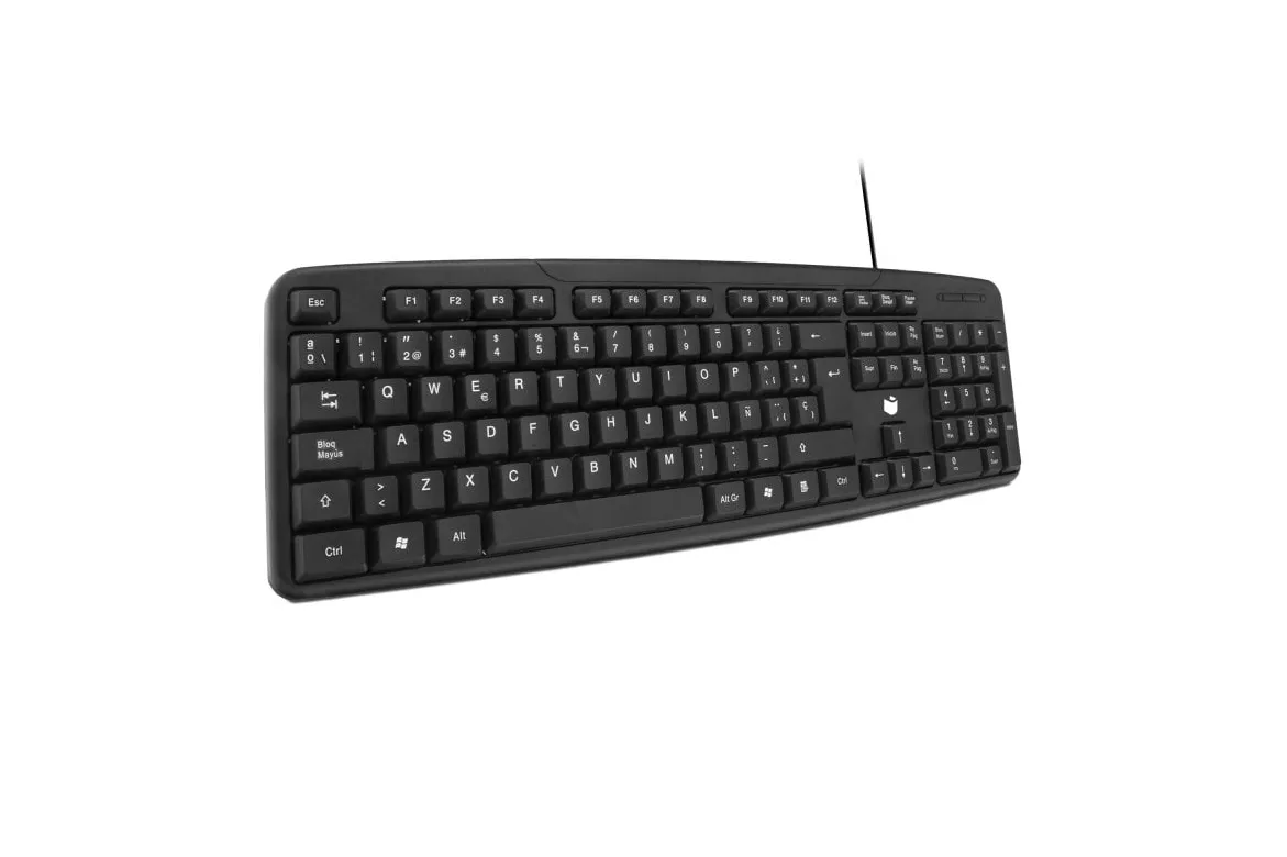 PcCom Essential Teclado K20 Negro