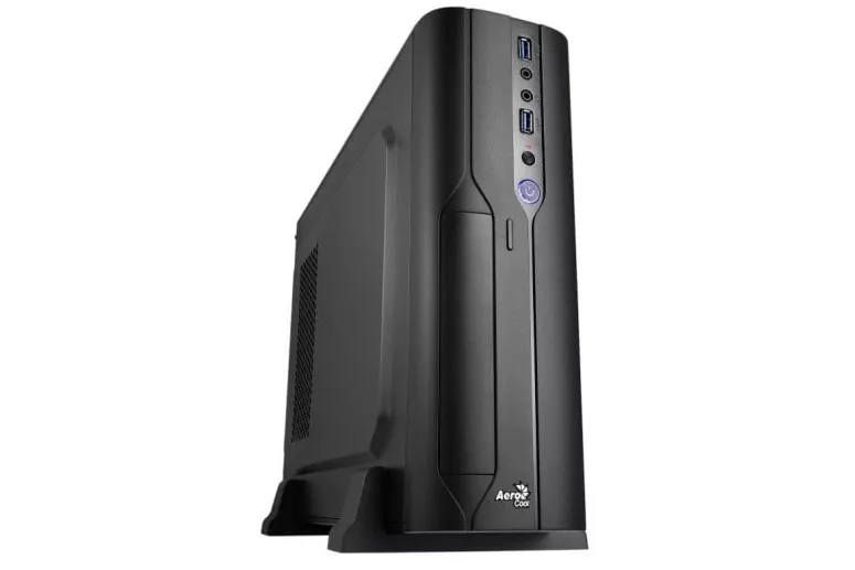 Aerocool CS-101 Slim MicroATX USB 3.2 Negra