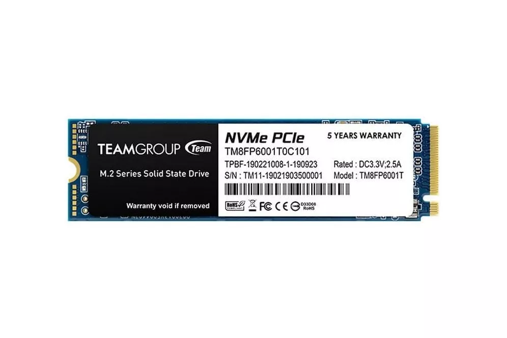 Team Group MP33 SSD 2TB M.2 NVMe PCIe 3.0 x4