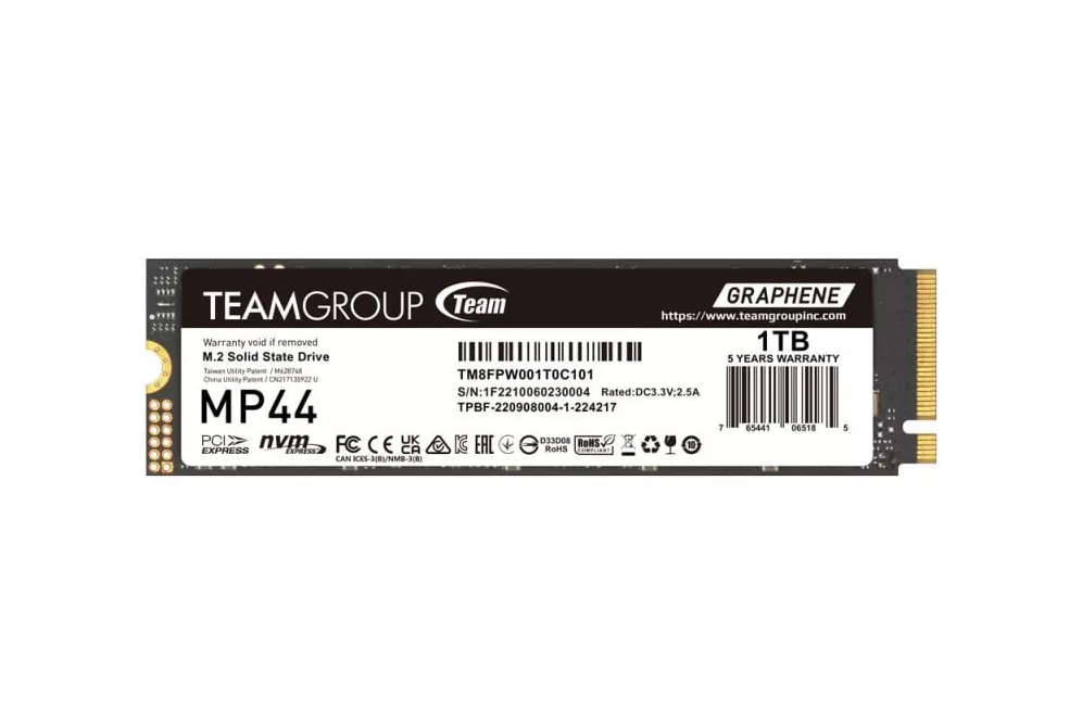 Team Group MP44 1TB SSD M.2 PCI Express 4.0 NVMe
