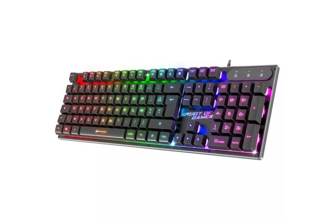 Spirit of Gamer Pro K1 Teclado Gaming RGB Negro