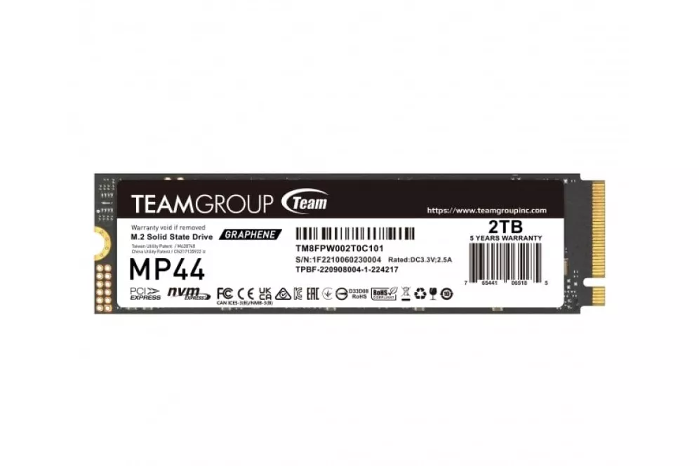 Team Group MP44 2TB SSD M.2 PCI Express 4.0 NVMe