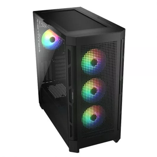 Cougar AirFace Pro RGB Mid Tower Cristal Templado USB-C Negra