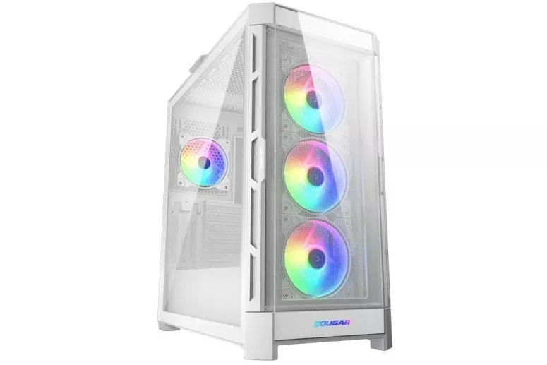 Cougar DuoFace Pro RGB Mid Tower Cristal Templado USB-C Blanca