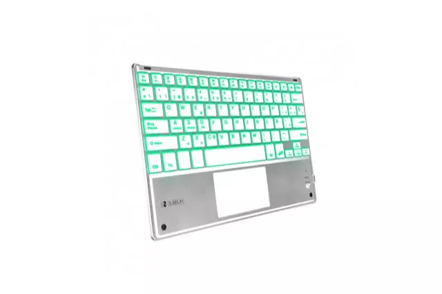 Teclado Bluetooth Subblim Smart Backlit Silver