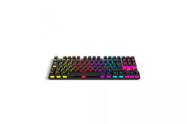 Teclado Gaming Krom Kasic TKL Rainbow Negro