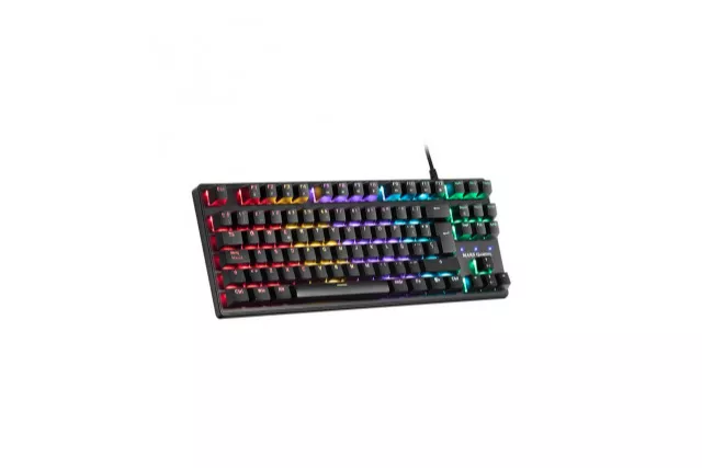 Teclado MARS GAMING MKXTKL Rojo y Negro