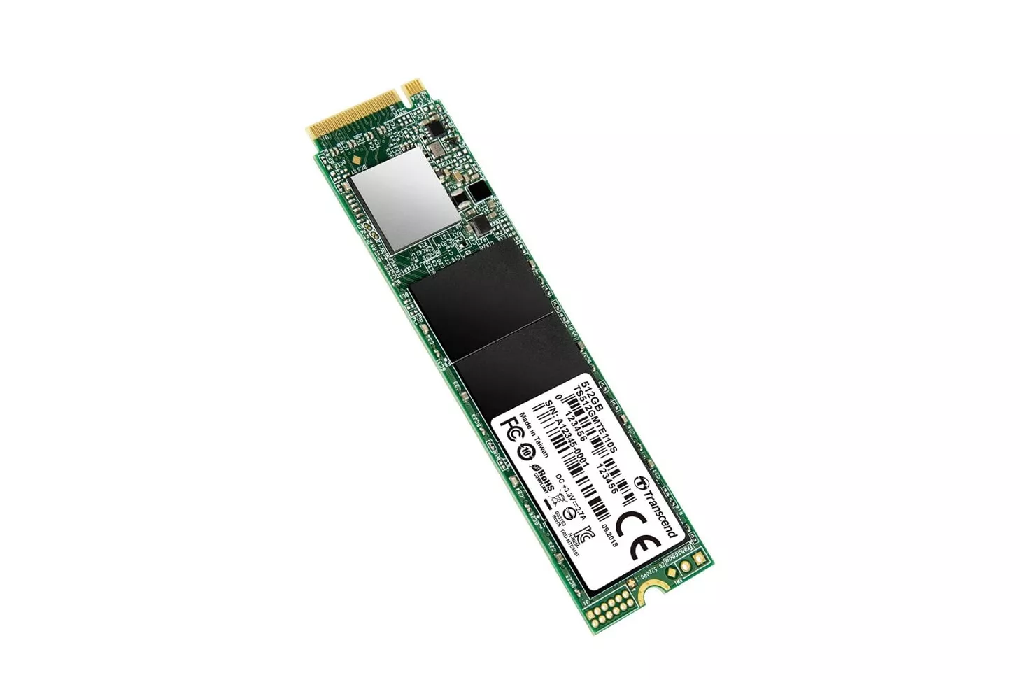 Transcend 110S 512GB SSD M.2 3D NAND NVMe PCIe 3.0