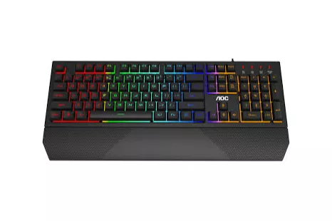 Teclado AOC GK200 RGB Membrana Iluminado (US)