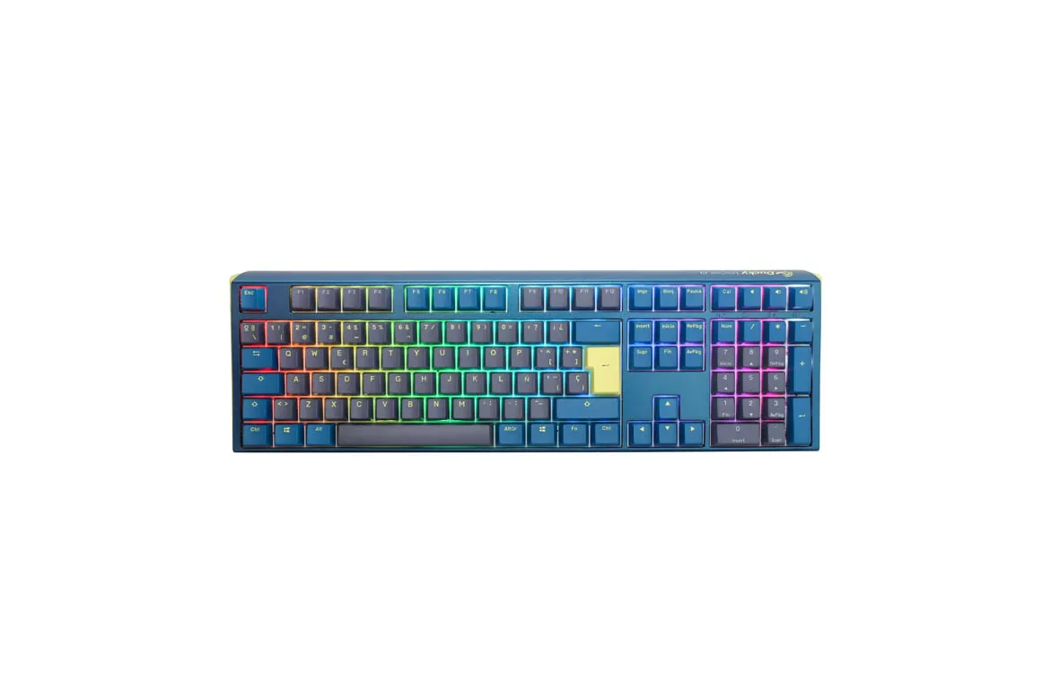 Teclado Ducky One 3 Daybreak Full-Size, Hot-swappable, MX-Clear, RGB, PBT - Mecánico (ES)