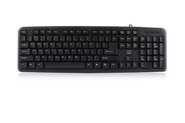 Teclado Ewent Slim Layyt PT USB Negro