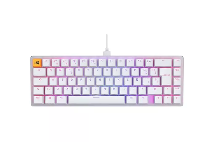 Teclado Glorious GMMK 2 Compact Blanco - Fox switch (ES)