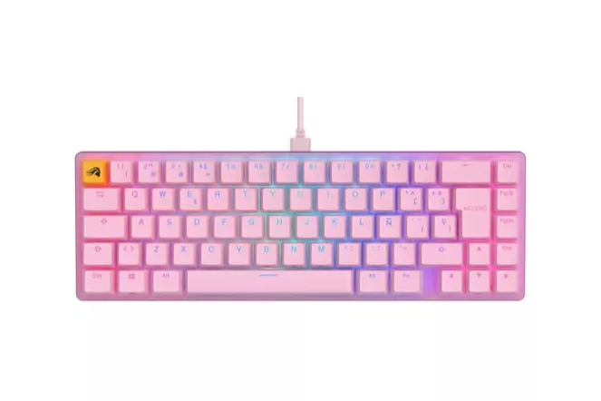 Teclado Glorious GMMK 2 Compact Rosa - Fox switch (ES)