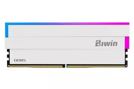 Biwin Black Opal DW100 DDR5 RGB 6000MHz 32GB 2x16GB CL30 Blanca