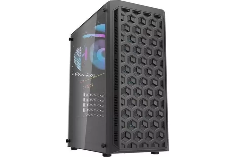 darkFlash DK350 Midi Tower Cristal Templado ARGB USB 3.0 Negra