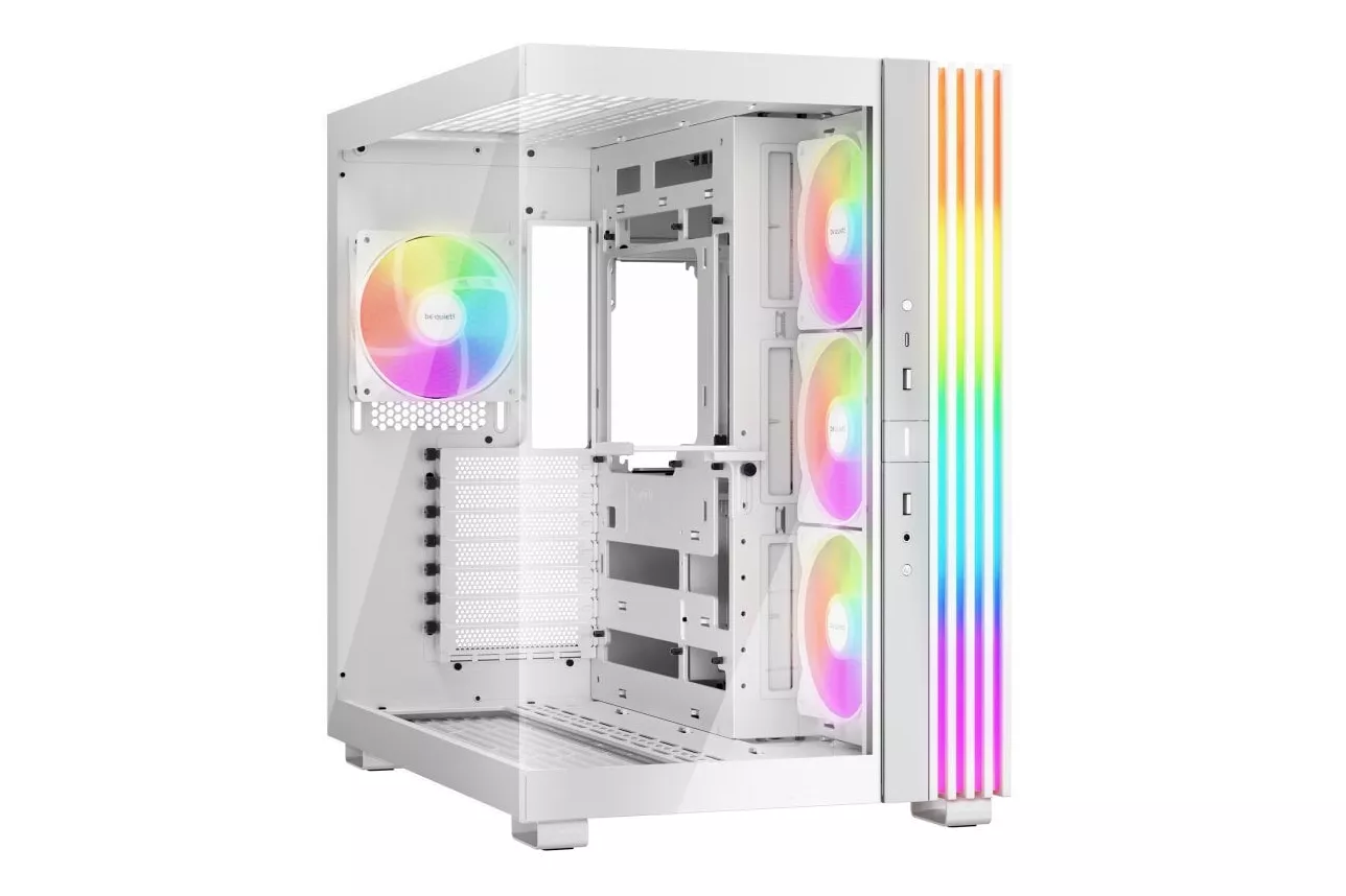 be quiet! LIGHT BASE 600 LX ARGB Midi Tower ATX Doble Cristal Templado USB-C Blanca