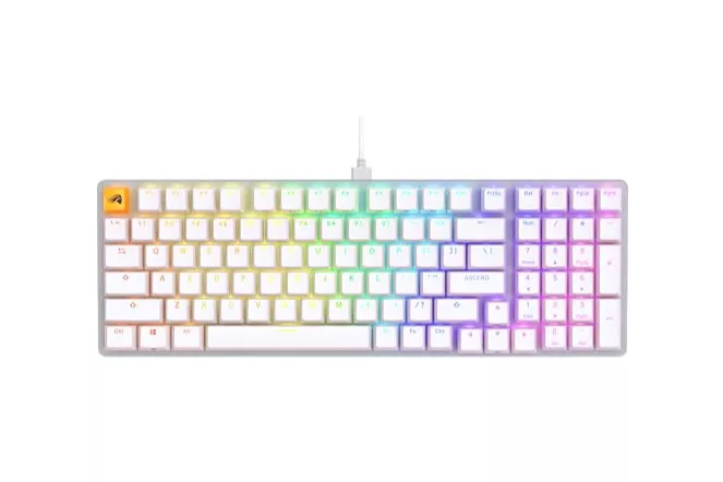 Teclado Glorious GMMK 2 Full-Size Blanco - Fox switch (US)