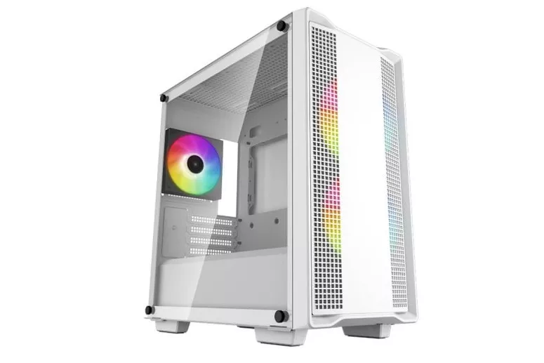 DeepCool CC360 ARGB Mid Tower MATX Cristal Templado USB 3.0 Blanca