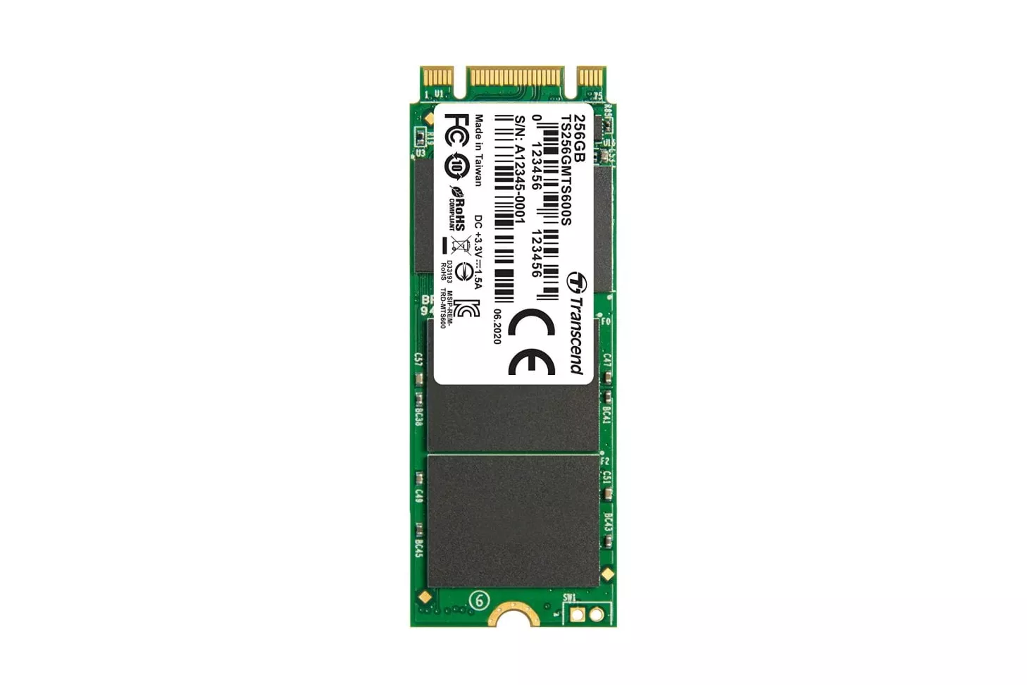 Transcend 600S 256GB SSD M.2 SATA 3