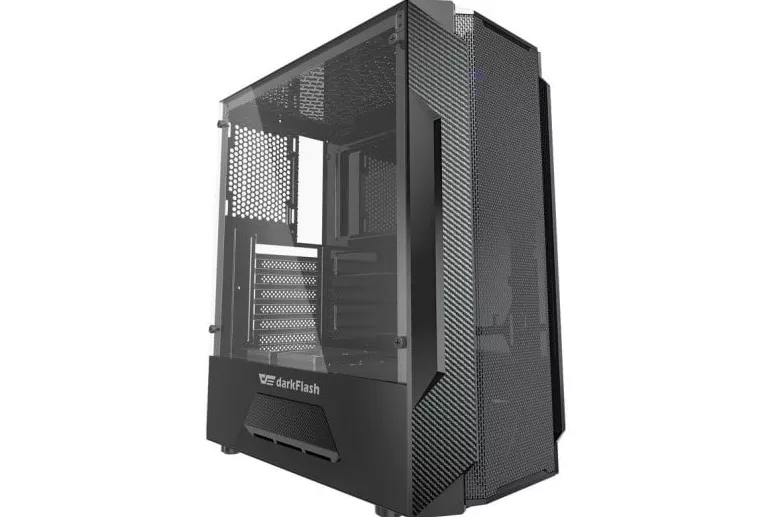 darkFlash Leo Midi Tower Cristal Templado USB 3.0 Negra