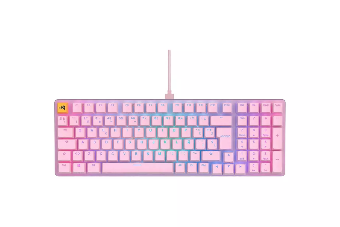 Teclado Glorious GMMK 2 Full-Size Rosa - Fox switch (ES)