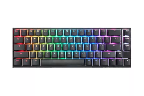 Teclado Mecânico Ducky Mecha Pro SF RGB Black MX Blue (ES)