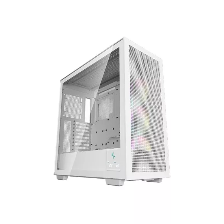 DeepCool MORPHEUS Semitorre ATX Cristal Templado USB-C Blanca