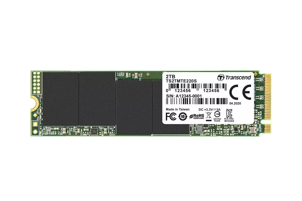 Transcend MTE220S SSD 2TB M.2 NVMe PCIe Gen3 x4