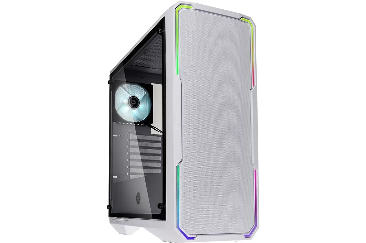 BitFenix Enso Mesh Semitorre ATX Cristal Templado RGB Blanca