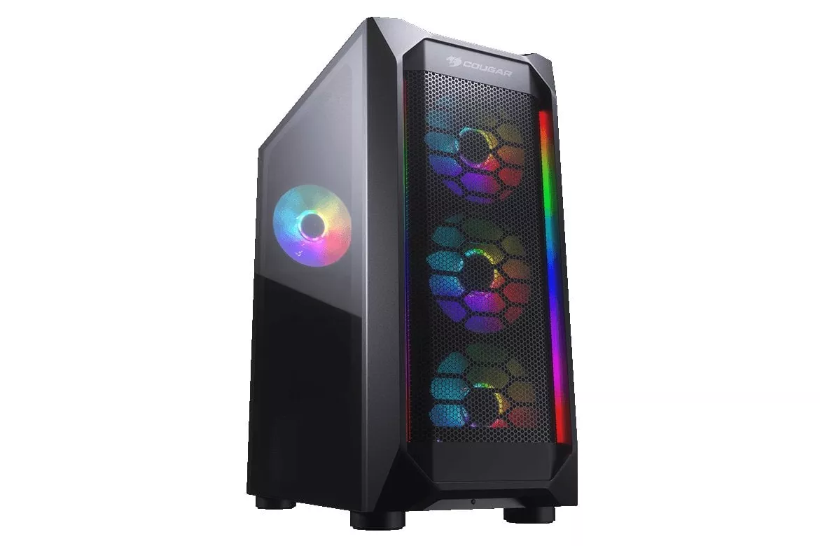 Cougar MX410 Mesh-G RGB Cristal Templado USB 3.1