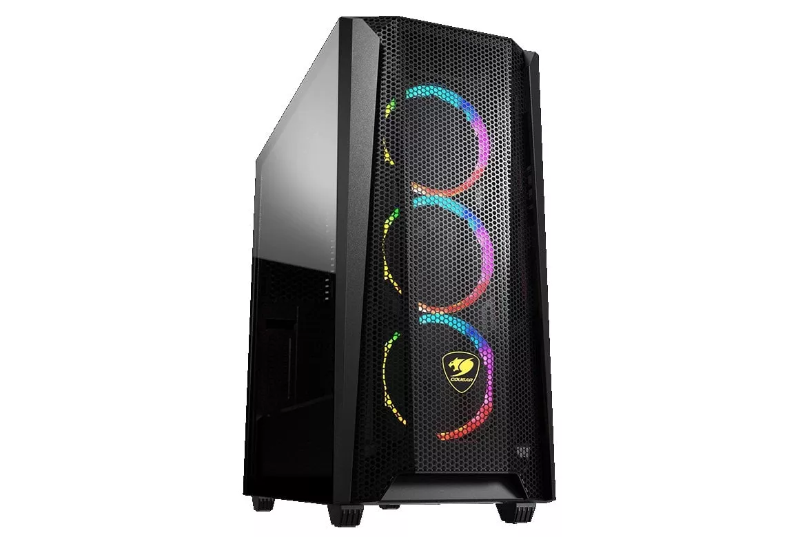 Cougar MX660 Mesh RGB Cristal Templado USB 3.1 Negro