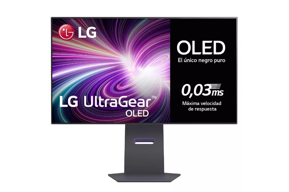 LG - Monitor PC Gaming 79,9 cm (31,5') LG UltraGear 32GS95UE, 480 Hz, UHD 4K OLED, FreeSync Premium, G-Sync compatible.