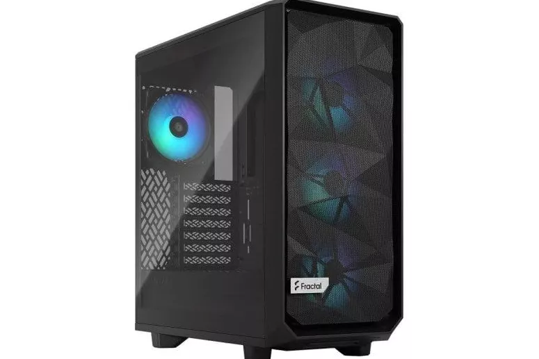 Fractal Design Meshify 2 Compact RGB Light Tint Mid Tower Cristal Templado USB 3.2 Negra