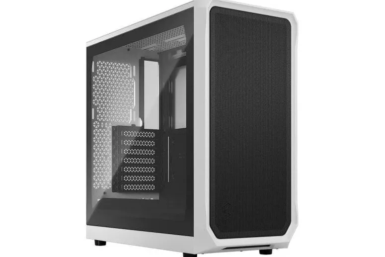 Fractal Design Focus 2 TG Mid Tower Cristal Templado USB 3.2 Blanco