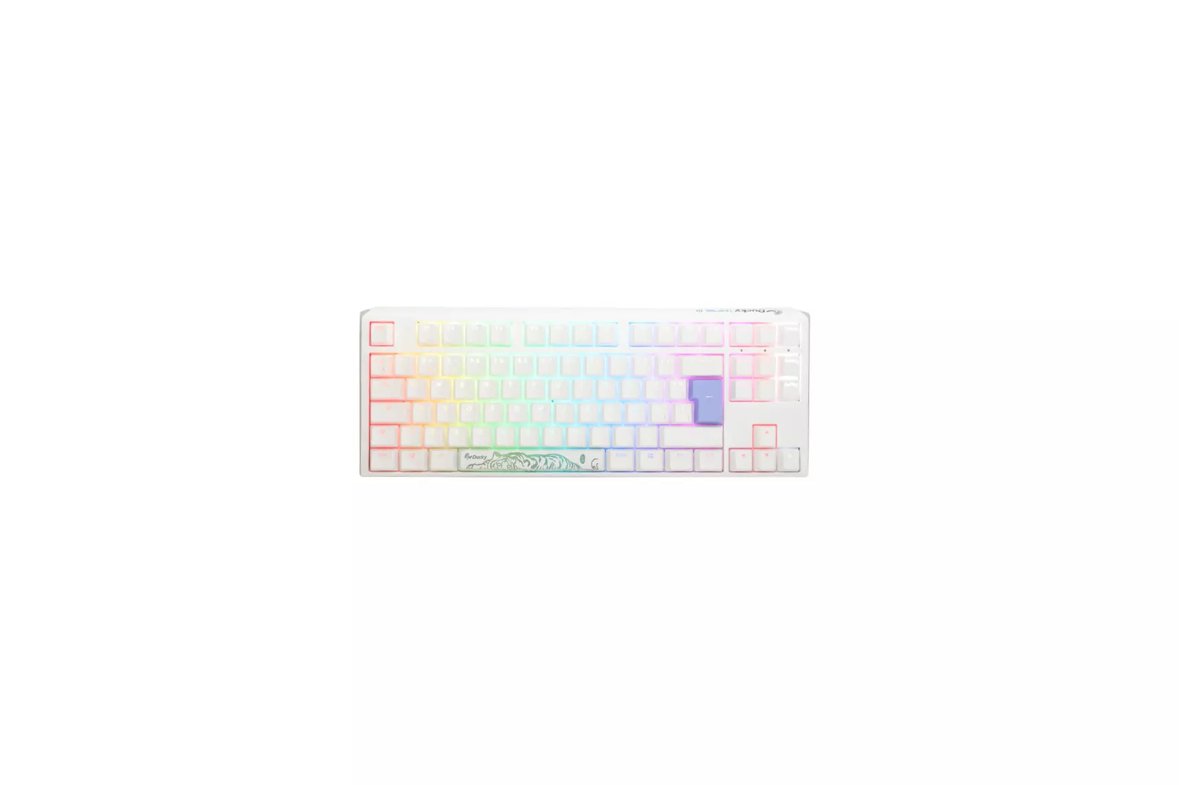 Teclado Mecânico Ducky ONE 3 Classic TKL RGB Pure White MX-Clear (ES)