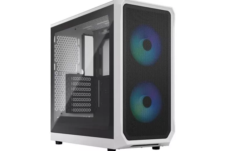 Fractal Design Focus 2 RGB Mid Tower Cristal Templado USB 3.2 Blanca