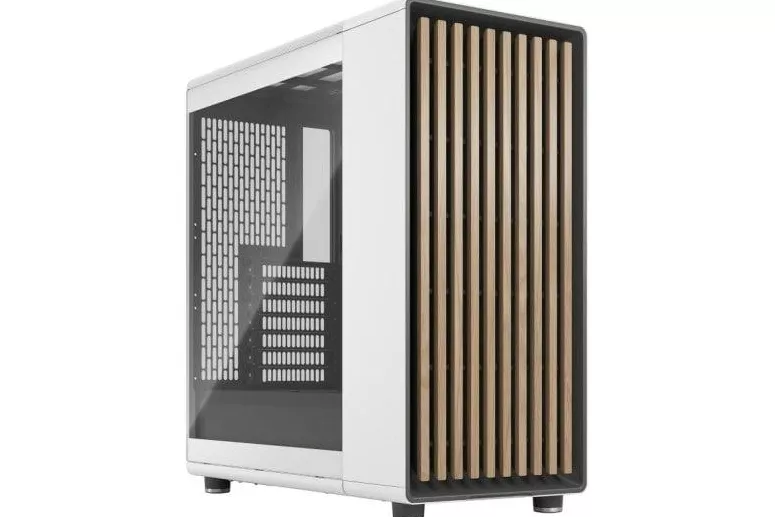 Fractal Design North Cristal Templado USB 3.2 Chalk White Clear