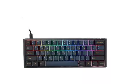 Teclado Mecânico Ducky ONE 3 Pro Nazca Line 60% RGB 8K Polling Rate MX2A-Blue (ES)