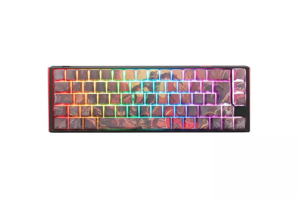 Teclado Mecânico Ducky ONE 3 SF RGB x Doom Limited Edition MX-Red (ES)