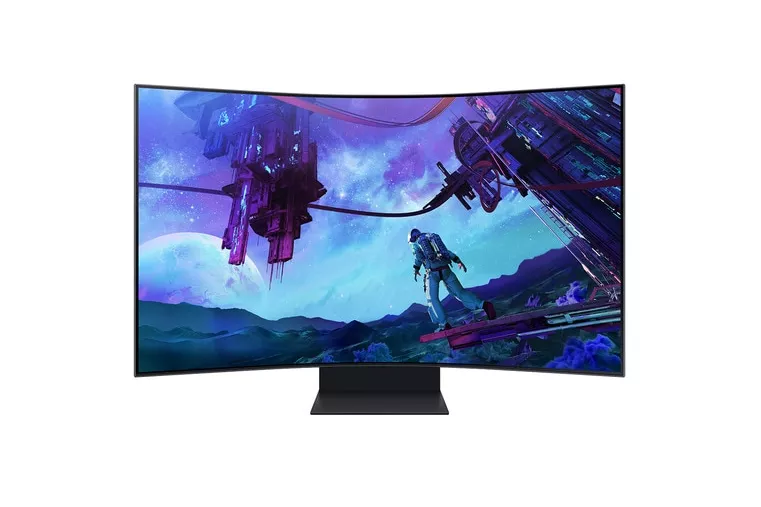 Samsung - Monitor PC Gaming curvo 55' (139,7 cm) Samsung Odyssey Ark, UHD, Smart TV Apps, (Reacondicionado a estrenar).